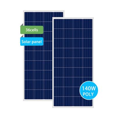 China Solar Power System For sale High quality cheap price commercial or industria 140w solar system 140w power plant paneles solares for sale