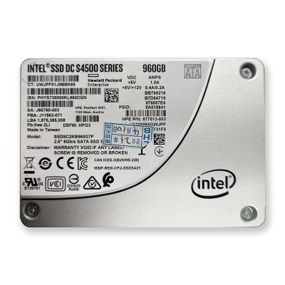 China SSD Used Original Brand SSD S4500 960G DC 2.5