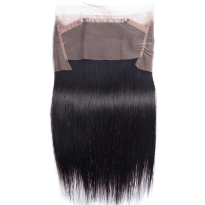 China Glueless Silky Straight Super Fine Hd Transparent Water Wave Swiss Cuticle Aligned Hair With Baby Hair Thin Single Knot Lace Headband for sale