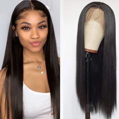 China Silky Straight Wave Mink Straight Brazilian Human Hair Lace Front Human Hair Wigs Natural Remy Hd Lace Wigs For Black Women for sale