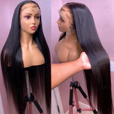 China Cheap Super Cheap 100% Human Hair Cuticle Aligned 150 Density Hd Lace Wig Full Wave Hd Transparent Full Lace Hair Wigs 40 Inches for sale