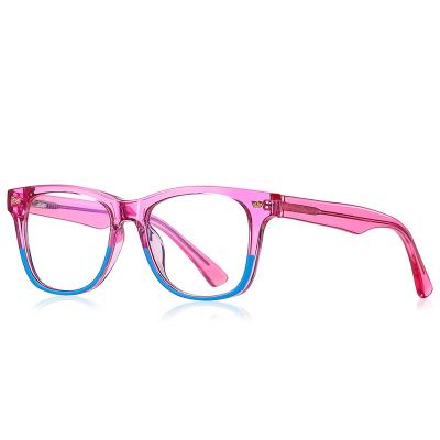 China 2022 New Fashionable Anti Optical Frame Anti Blue Light Eyeglass Frame Tr90 Glasses High Quality Glasses Large Adjust Optical Frame for sale