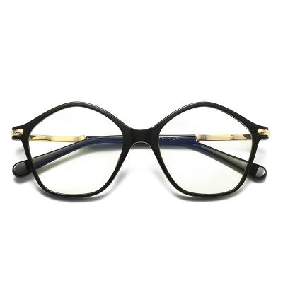 China 2022 Fashionable Retro Optical Frame Eyewear For Kids Round Metal TR90 Unisex Glasses Anti Blue Light Eyewear Protective Glass Frame Eyewear for sale