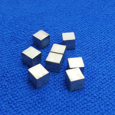 China 18.5g/cm3 Tungsten Resistive Material High Density Cube Polished Wolfram Heavy Alloy for sale