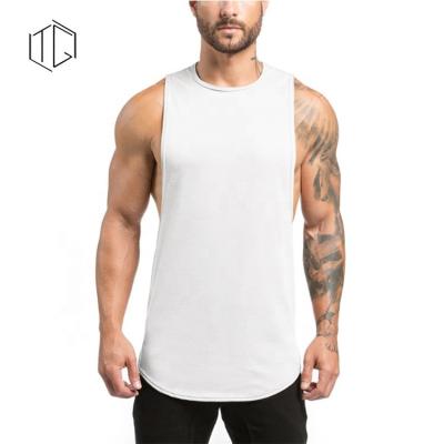 China Custom Logo QUICK DRY Logo Gym Fitness Mens Tank Custom QUICK DRY Tops Mens Tank Tops Mens Tank Tops for sale