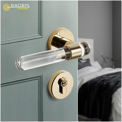 China Factory High Quality EADER Modern Crystal Cool Door Handle Small Series Door Handle for sale