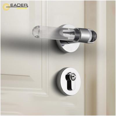 China EADER Modern Japanese Cool Crystal Door Handle Small Girls Like Indoor Door Handle for sale