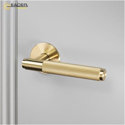 China EADER PVD Door Handle Modern Design Single Gold Interior Door Handle for sale