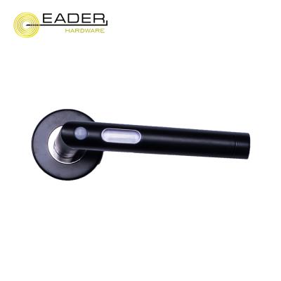 China Modern EADER LED Night Security Door Handle Stainless Steel Induction Illuminated Door Handle for sale