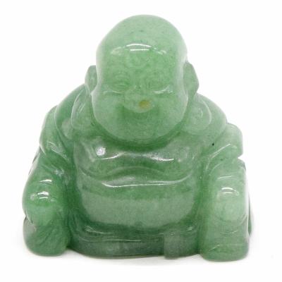 China China crystal carving wholesale Buddha in natural green jade stone for sale for sale