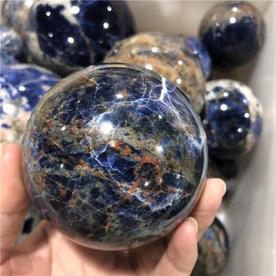 China China Wholesale Navy Colorful Shui People Open Healing Crystal Moss Agate Sphere Ball for sale