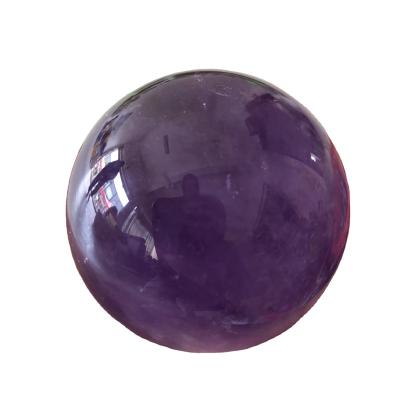 China China Wholesale Natural Amethyst Ball Raw Stone Polished Amethyst Ball Ornaments for sale