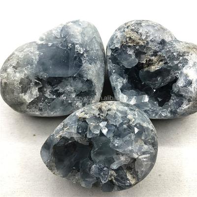 China China wholesale blue crystal celestite heart healing on sale for sale