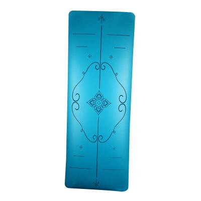 China Non-slip Custom Eco-Friendly Natural Rubber PU Yoga Mat for sale