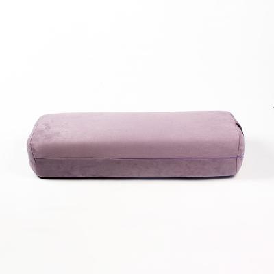 China Durable And Comfortable Full Color Meticulous Adult Buckwheat Velvet Wholesale Working Yoga Rectangular Bolster for sale