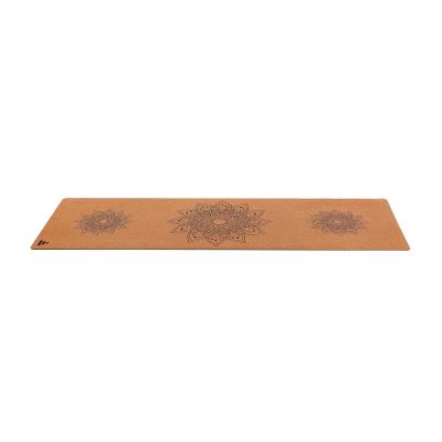 China High Density Non-Slip Custom Made PVC Eva Nbr Cork Meditation Yoga Mat for sale