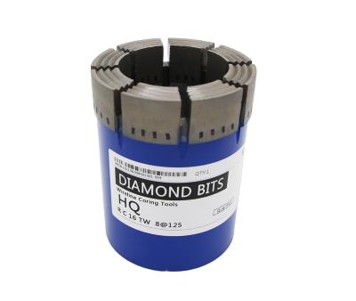 China Fast length and long lasting. HQ PQ Diamond Core Drill Bits For Coal Mine Drilling for sale