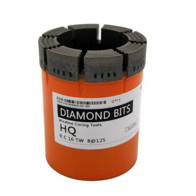 China Fast length and long lasting. Geological Diamond HQ Core Drill Bit For Hard Rock for sale