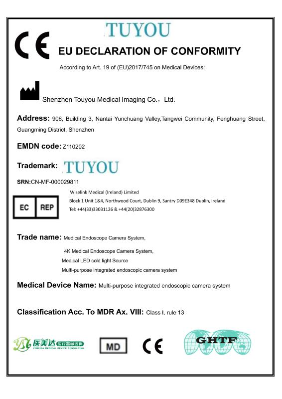  - Shenzhen Tuyou Medical Imaging Co., Ltd.