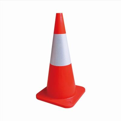 China Cheap Hose/Factory Price Heavy Load Capacity 2 Reflective Strips 28 Inch Cheap Plastic Cone PVC Traffic Cone Flexible Road Safety Cones for sale