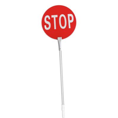 China G102905 Australian Standard Aluminum Construction Road Signs Slow Stop Paddles Safety Traffic Boards for sale