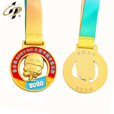 China Europe Factory Making Custom 2020 New Design Cycling Medals For Kids for sale