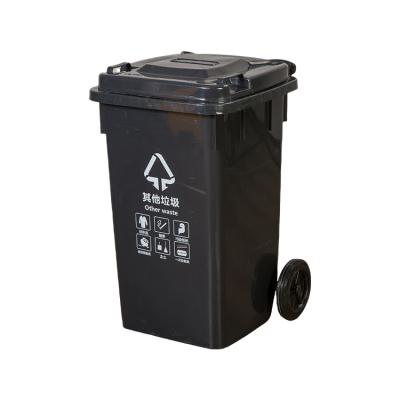 China Outdoor Foot Pedal Trash Bin Viable Plastic Waste Bin for sale