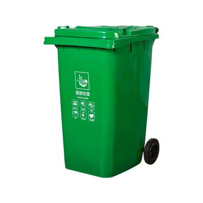 China 20 Capacity Sustainable Wholesale Plastic Wheelie Street Trash Can Recycling Trash Can for sale