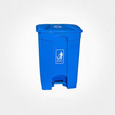 China Four Color Sustainable Plastic Large Trash Can Outdoor Classified Waste Bin for sale