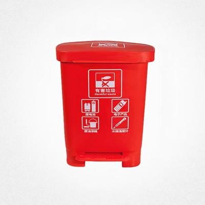 China Sustainable Low Price 20L Bins Waste Bin With Wheelie And Lid for sale