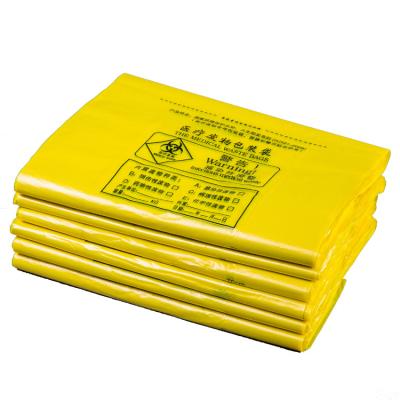 China Durable Hospital Grade Biohazard Plastic Medical Waste Waste Bag With Hazard Symbol PB01 for sale