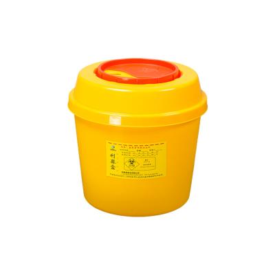 China 2L Waste Bin Smell Proof And Moisture Proof Medical Plastic Disposable Biohazard Containers Pointed Box for sale