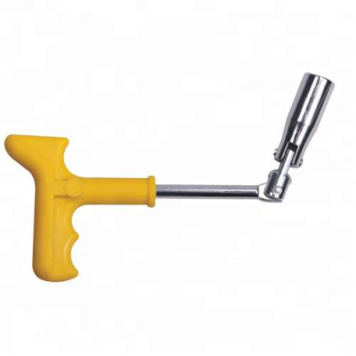 China Multi Functional Plastic Handle Spark Plug Wrench for sale