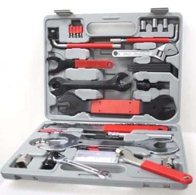 China Bicycle Repairing Tool Kit Wrench Set and Accessories for Repairing Universal Bicycle 44 Pcs DIY Tools Bicycle Repairing Tool Kit for sale