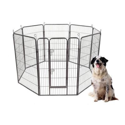 China Portable Folding Dog Playpen Dog Fence Portable Pet Playpen Stocked for sale