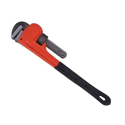 China Carbon Steel 45# Industrial Drop Forged Heavy Duty Adjustable Pipe Wrench for sale