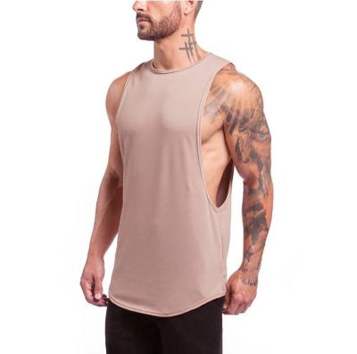 China QUICK DRY Men's Bodybuilding Cotton Top Tank Top Gym Compression Gym Sportswear Muscle Vests Workout T-shirt Men's Sleeveless Muscle Vests for sale