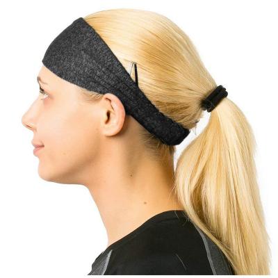 China Amazon Multi Color Men Women Outdoor Fitness Sweat Absorbent Hot Selling Recycling Sweat Absorbent Sports Hair Accessories Elastic Headband for sale