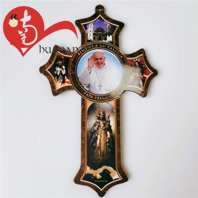 China 2019 Europe Charm Design Catholic Religious Wall Hanging Crafts Items Wooden Cross For Sale for sale