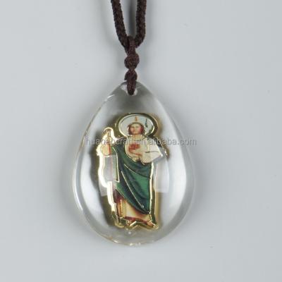 China Rosary Glass Catholic Religious Pendant From Europe for sale