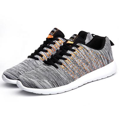 China Casual Anti-Smell Campus Running Knit Man Shoe Lace Up Fashion Mens Sports Sneakers Shoes for sale