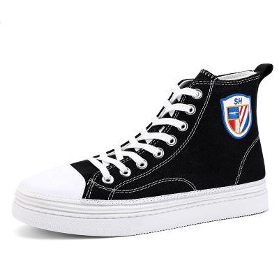 China Anti-odor factory convertible vamp designs designer custom black color men sneakers fashion women outfit campus canvas shoes for sale