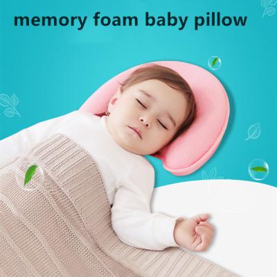 China Main Type Correction Pillow Baby Memory Foam Pillow Infant Baby Infant Newborn Training Flat Head Flat Head for sale