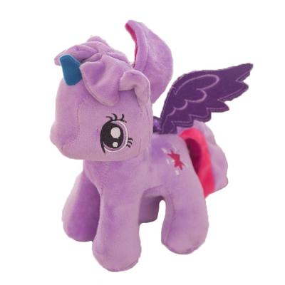 China Baby Accompany Cartoon Unicorn Plush Toy Angel Pony Doll Kawaii Toy For Children Gift For Children for sale