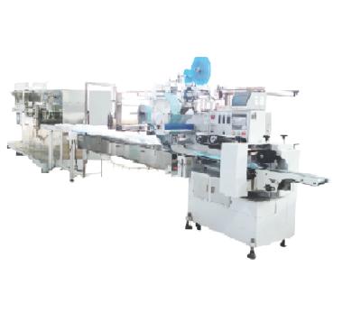 China Factory Automatic Moist Wet Toilet Paper Making Machine Wet Wipes Machine For 30-120pcs Big Package for sale