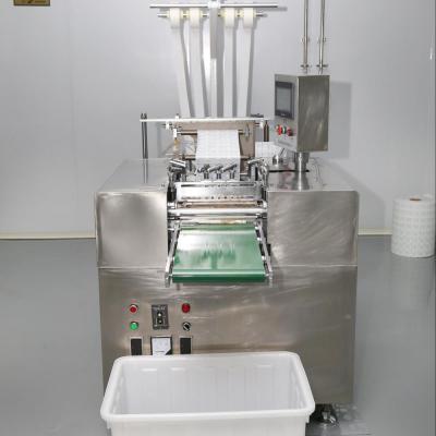 China Super Goods Plus Add Liquid Alcohol Pad Machine For Medical Alcohol Swab Pad for sale