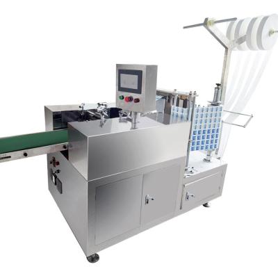 China Nonwoven Products 400-500pc/min Alcohol Pad Machine In Multifunctional Packaging Machine for sale