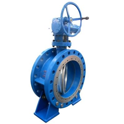 China Durable Bundor Flanged Triple Eccentric Butterfly Valve Price PN10/16 Butterfly Valve for sale