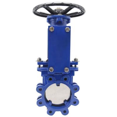 China General Bundor 2 Inch 4 Inch Stem Flange Hook Knife Gate Valve Price List PZ41X-16C Rising Knife Gate Valve for sale