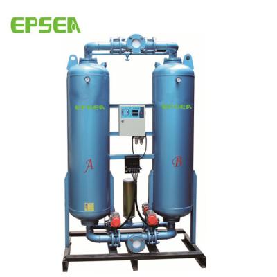 China Twin Tower adsorption heatless regenerative desiccant compressed air dryer 1.5-150Nm3/min for sale